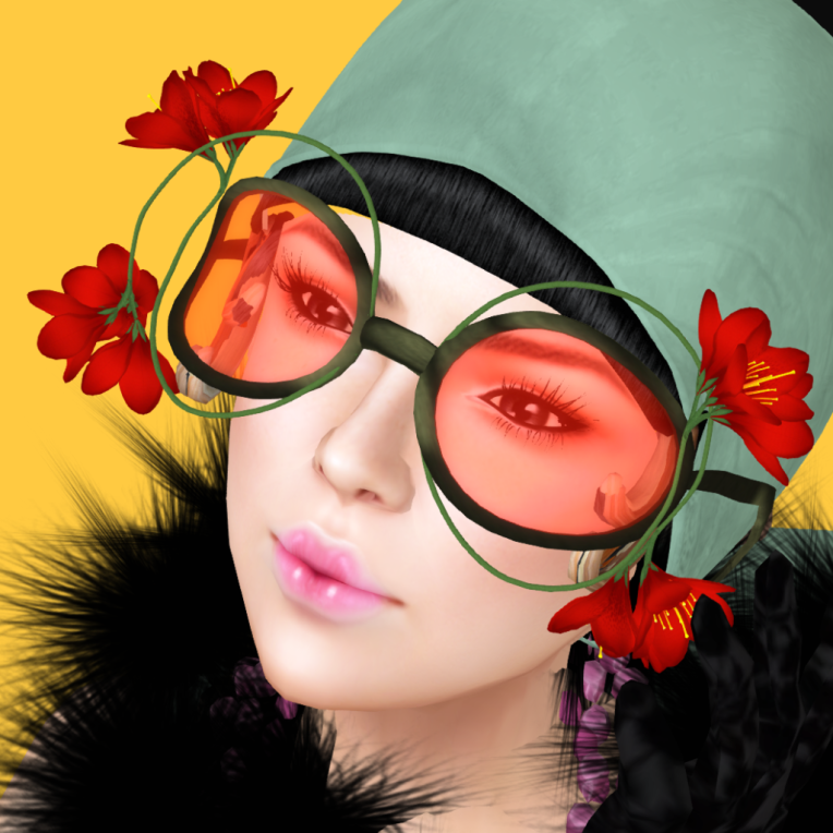 20130707_[AD]Looks flowers glasses - BESTYLE GYPSET